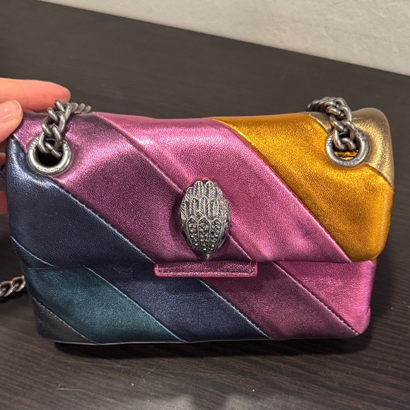 Kurt Geiger mini Kensington Multicolor Chain Strap Women's Bag - Picture 3 of 9